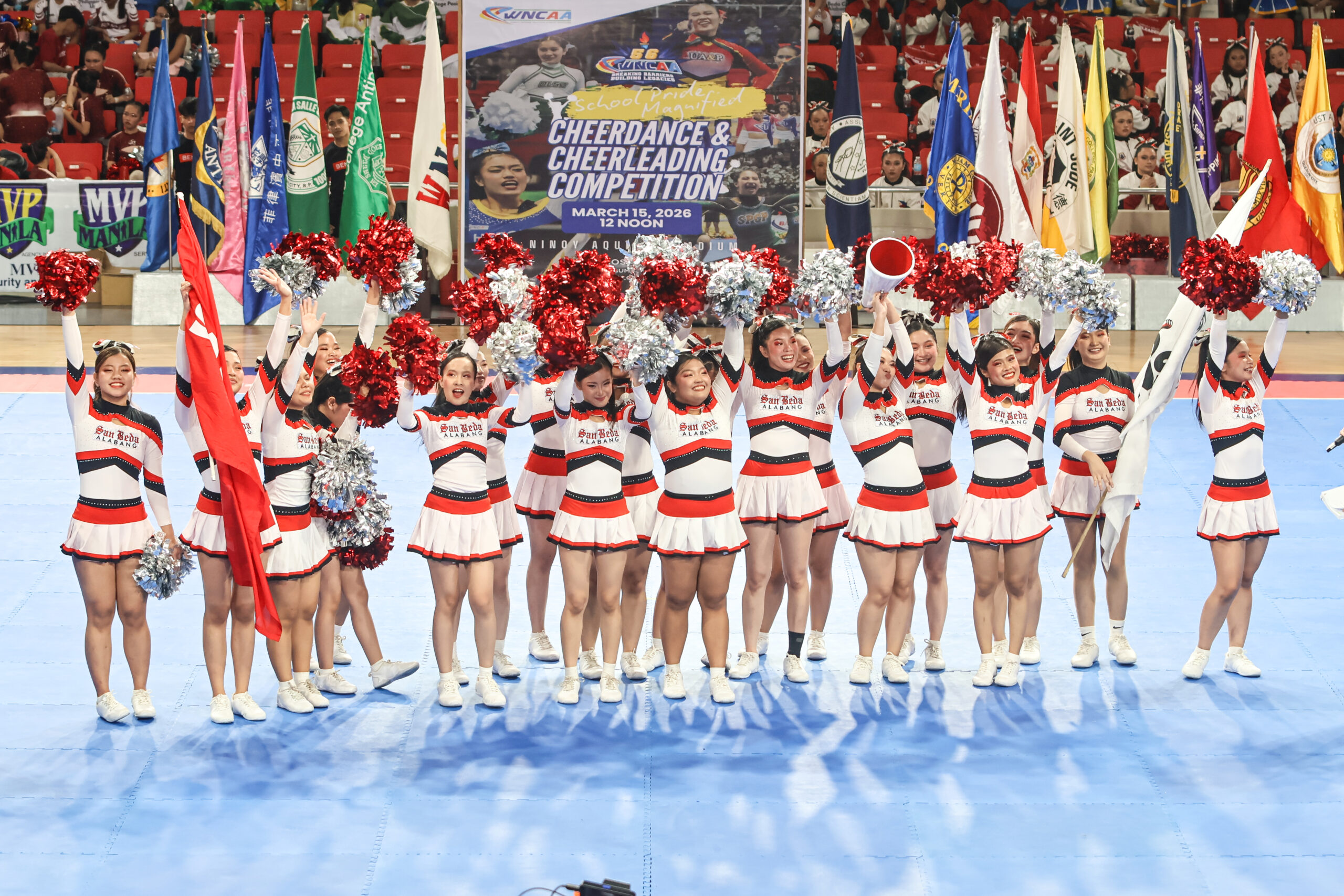 SBCA Seniors Varsity Cheer secures 2nd Runner-up in 56th WNCAA Competition