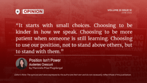 Position Isn’t Power
