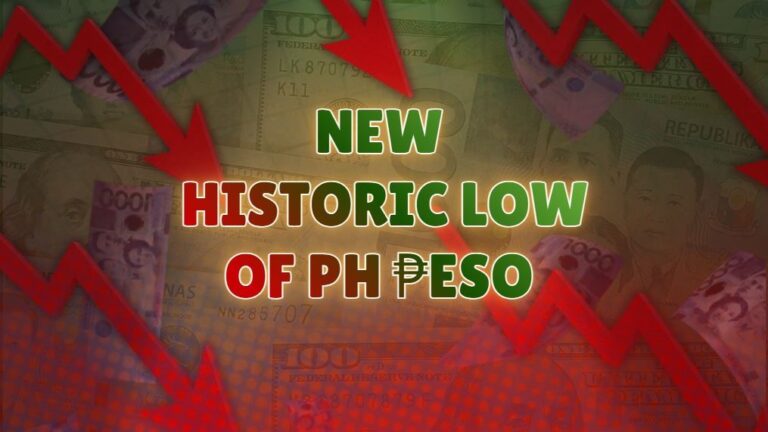 New historic low of PH Peso